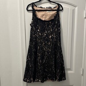 Eliza J Black Lace Sleeveless Dress